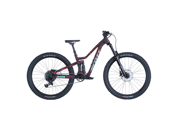 SCOTT Ransom 600 Sort Fulldempet terrengsykkel i carbon 