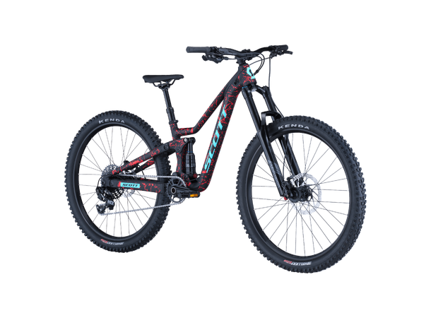 SCOTT Ransom 600 Sort Fulldempet terrengsykkel i carbon 