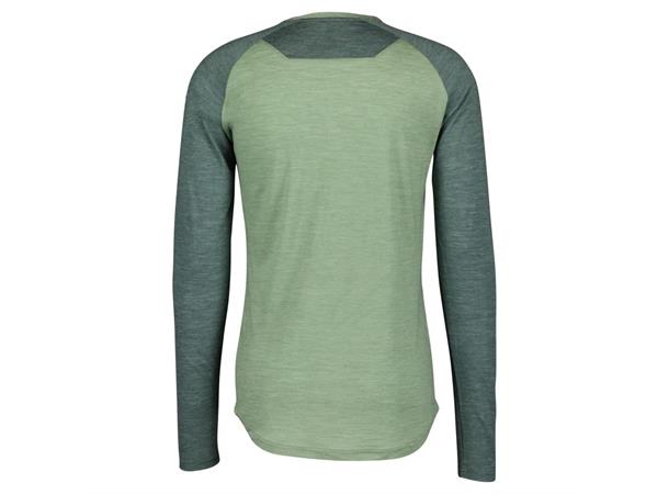 SCOTT Shirt Ms Defined Meri LS Grønn S Sykkeltrøye - ull 