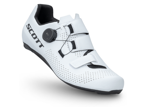 SCOTT Shoe Road Team Boa Hvit/Sort 39 Sykkelsko landevei 