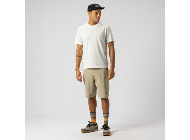 SCOTT Shorts Ms Vert LT w/pad Beige S Sykkelshorts m/padding 