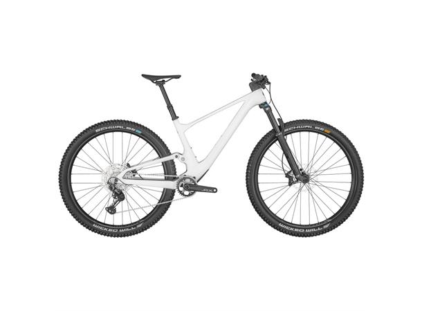 SCOTT Spark 930 Hvit XL Fulldempet terrengsykkel i karbon 