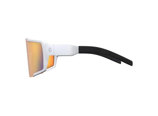SCOTT Sungl Shield Compact white matt Sportsbrille Red Chrome 