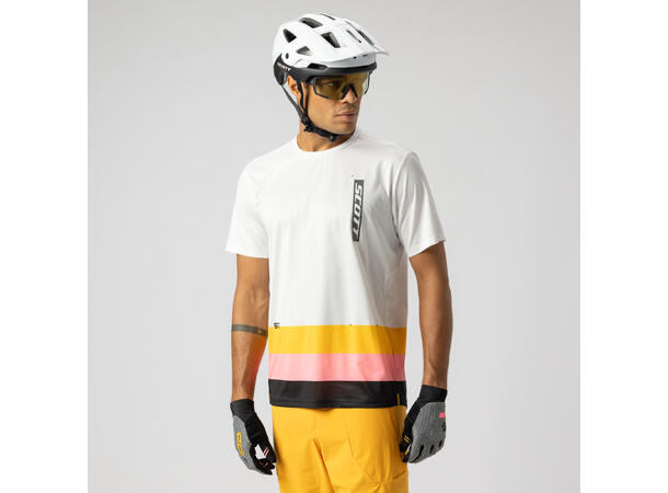 SCOTT Tee Ms Tuned LS SS Hvit S Sykkeltrøye 