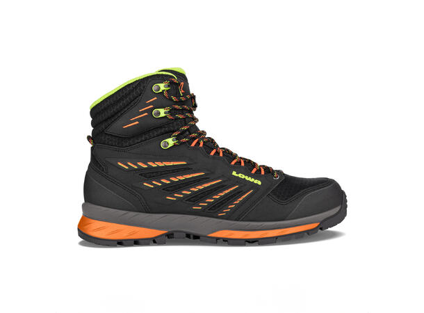 LOWA Trek Evo GTX Mid Sort/Brun 9,5 Tursko 