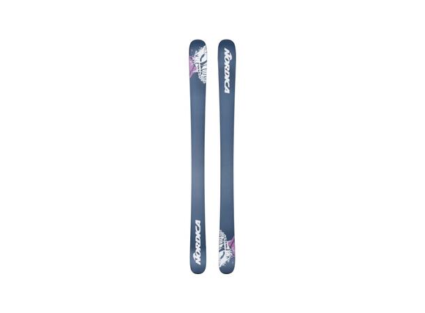 NORDICA Unleashed 90 Blå/Gul 160 JR Freeski twin flat 