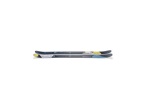 NORDICA Unleashed 90 Blå/Gul 160 JR Freeski twin flat 