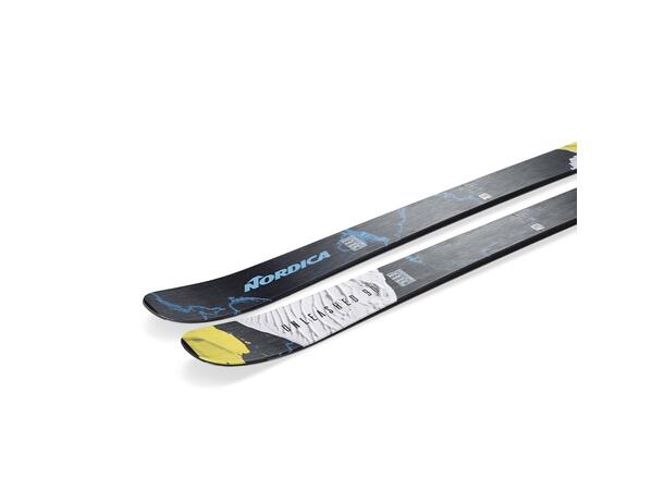 NORDICA Unleashed 90 Blå/Gul 160 JR Freeski twin flat 