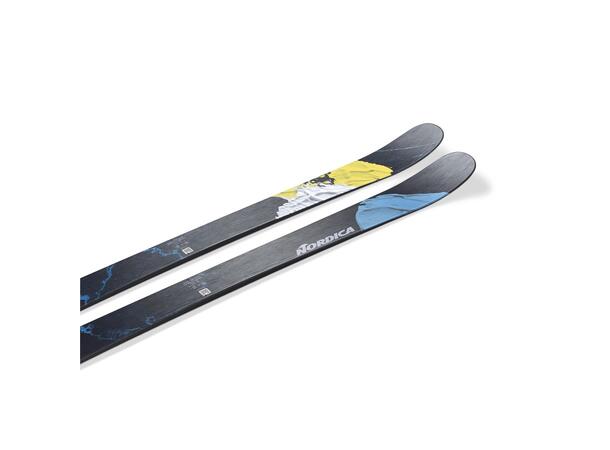 NORDICA Unleashed 90 Blå/Gul 160 JR Freeski twin flat 