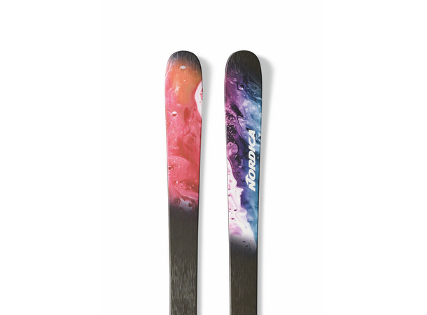 NORDICA Unleashed 90 Sort/Rosa 168 Flat ski 