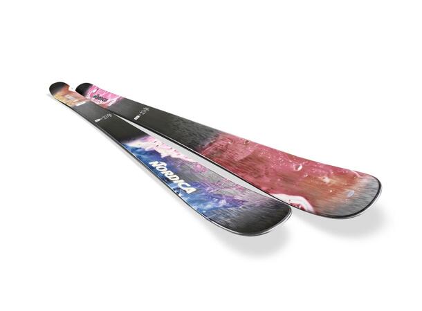 NORDICA Unleashed 90 Sort/Rosa 168 Flat ski 