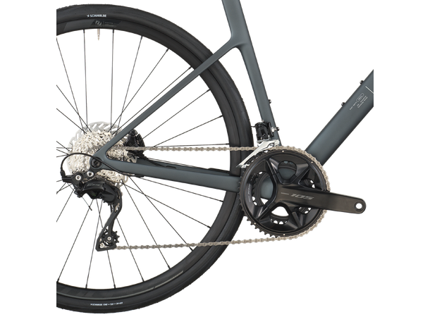 SCOTT Addict 50 Grå XXS Landeveissykkel i karbon 