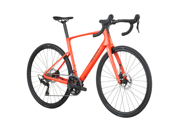 SCOTT Addict 50 Oransje L Landeveissykkel i karbon 