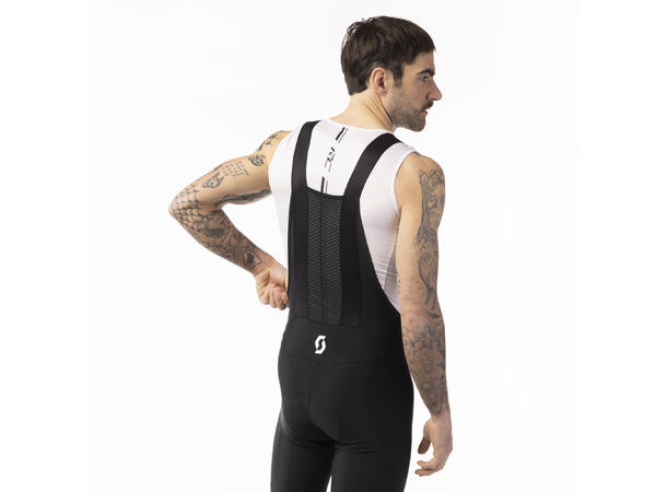 SCOTT Bib Shorts Ms RC Pro+++ S Sykkelshorts - Black/White 