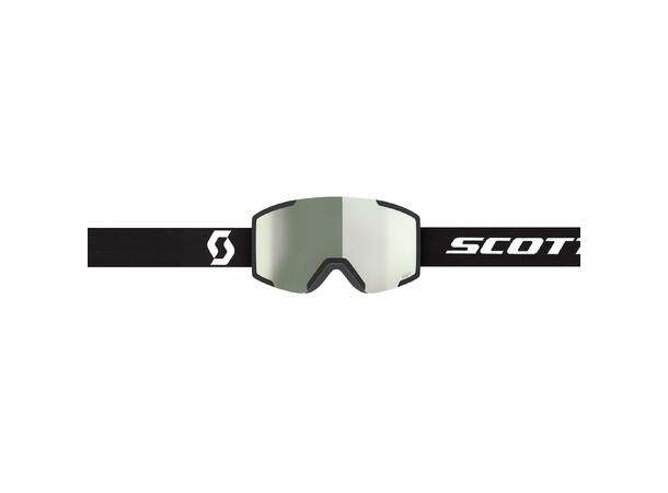 SCOTT Goggle Shield AMP pro+ extra lens Mineral black/White - A pro white chrome