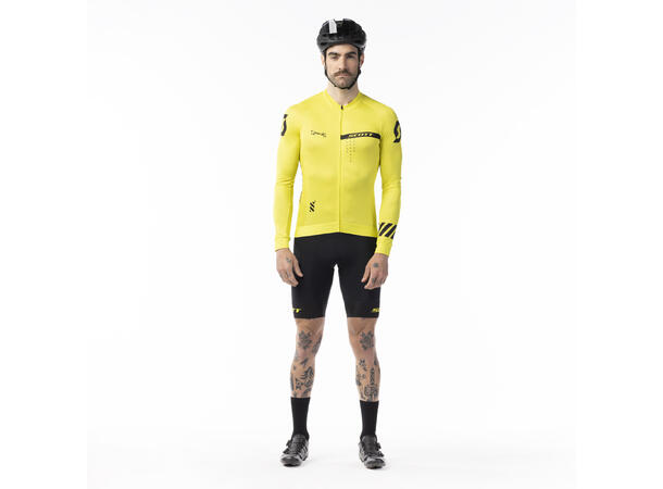 SCOTT Jersey Ms RC Pro LS S Sykkeltrøye m/lang arm - Sulp yell/Blac 