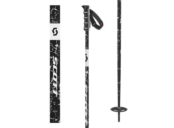 SCOTT Pole Team Issue SRS 110 Frost black - Freeride staver 