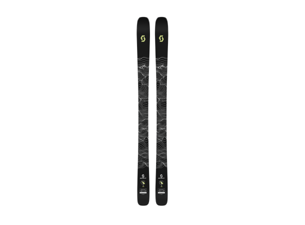 SCOTT SEA Ski 88 Sort/Gul 136 Freeride ski 