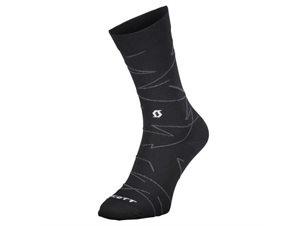 SCOTT Sock Trail Tun Crew Sort/Grå 42-44 Sokker 