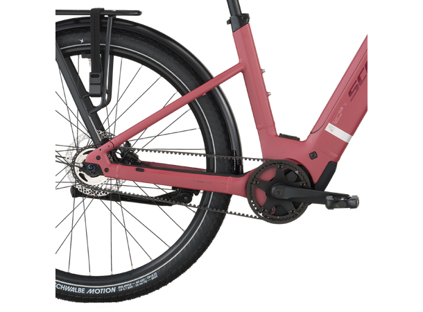SCOTT Sub Tour 10 Wave Rød S El-sykkel urban 