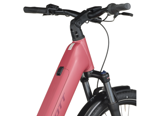 SCOTT Sub Tour 10 Wave Rød S El-sykkel urban 
