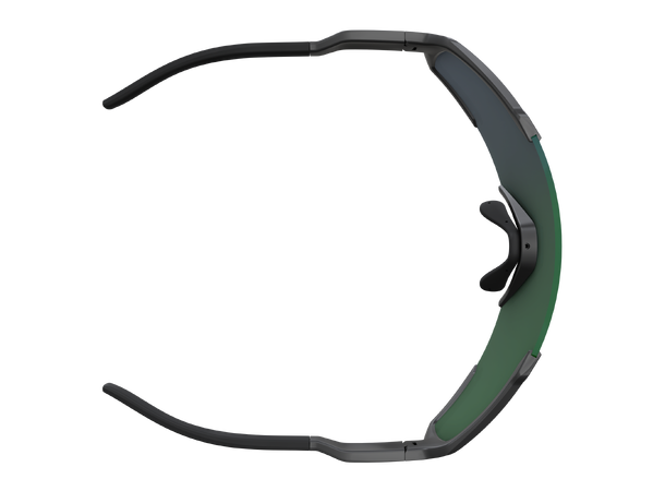 SCOTT Sungl Shield Compact black matt Sportsbrille Green Chrome 