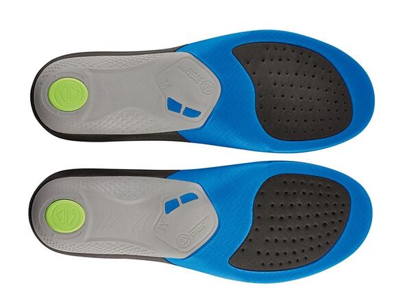 SIDAS 3Feet Trail Mid Blå XL Anatomisk formet løpesåle for mid fotbue 