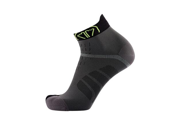 SIDAS T - FREE RUN ANKLE Grå/Sort 39-40 Løpesokker 