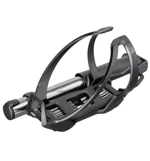 SYN Bottle Cage iS Coupe Cage 2.0HP Sort Flaskeholder med pumpe og multiverkt&#248;y