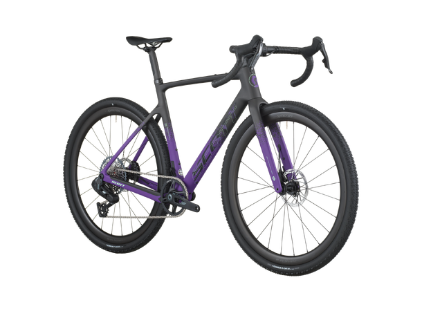 SCOTT Addict Gravel 20 Sort XL Racersykkel til grusvei 