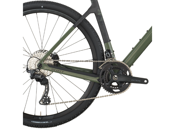 SCOTT Addict Gravel 40 Grønn XL Racersykkel til grusvei 