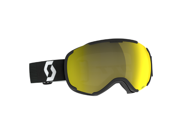 SCOTT Goggle Faze II Mineral black/White - AMP yellow chrome 