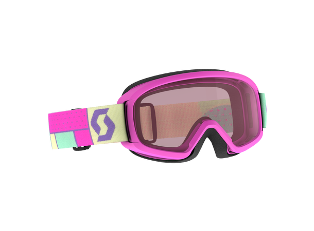 SCOTT Goggle JR Witty SGL Neon pink - Enhancer S2 