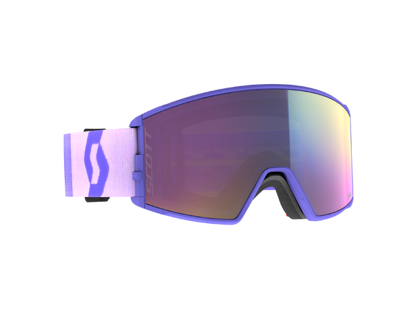 SCOTT Goggle React Lavender purple - Enh Teal Chrome 