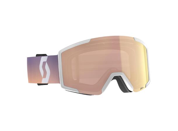 SCOTT Goggle Shield White/Soft pink - Enh Rose Chrome 