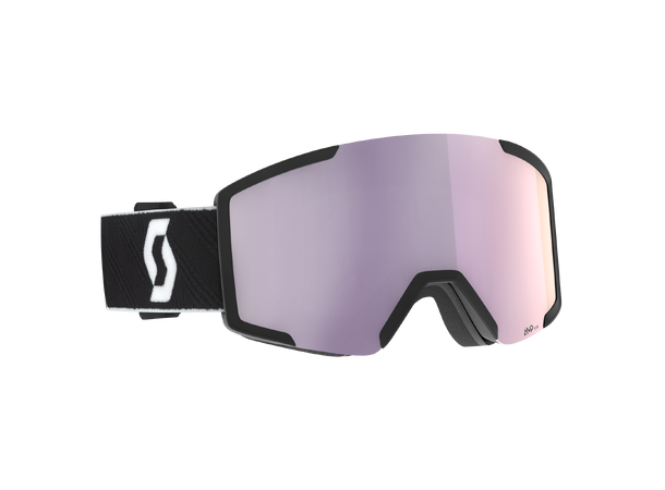 SCOTT Goggle Shield + extra lens Black/White - AMP lavender chrome S3 