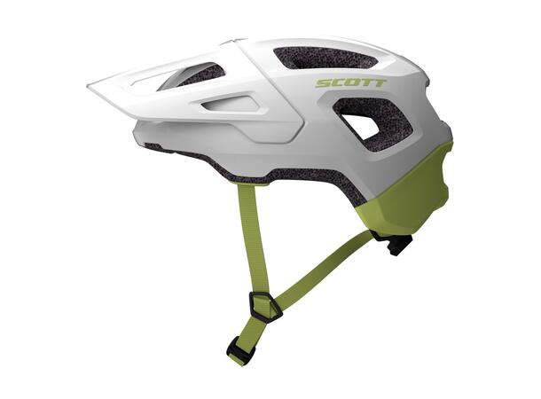 SCOTT Helmet Argo Plus S/M Sykkelhjelm - White/Bitter yellow 