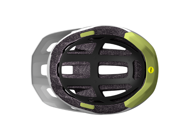 SCOTT Helmet Argo Plus S/M Sykkelhjelm - White/Bitter yellow 