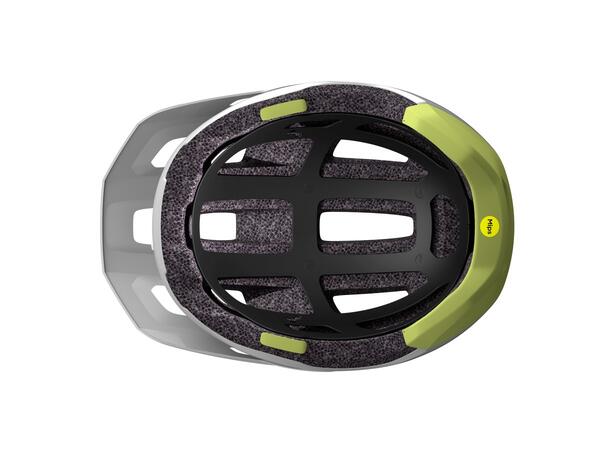 SCOTT Helmet Argo Plus S/M Sykkelhjelm - White/Bitter yellow 
