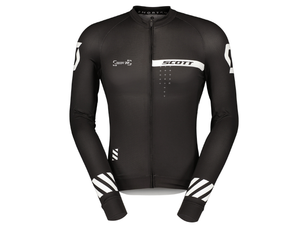 SCOTT Jersey Ms RC Pro LS S Sykkeltrøye m/lang arm - Black/White 