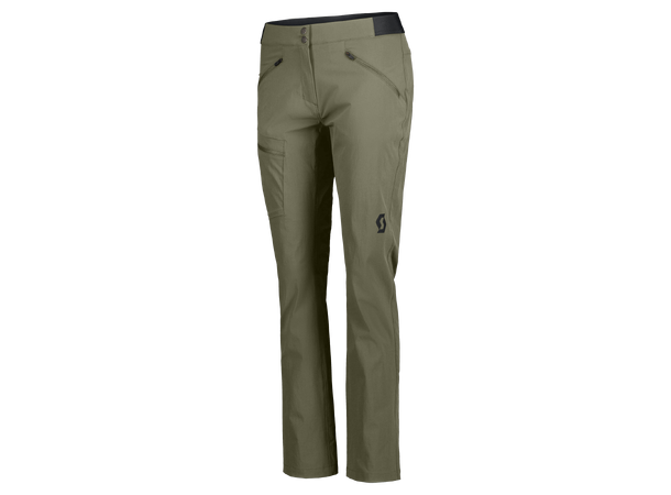 SCOTT Pants Ws Explorair Light XS Sykkelbukse - hay green 