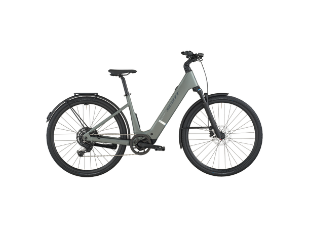 SCOTT Passage 20 Wave Grønn S El-sykkel urban 