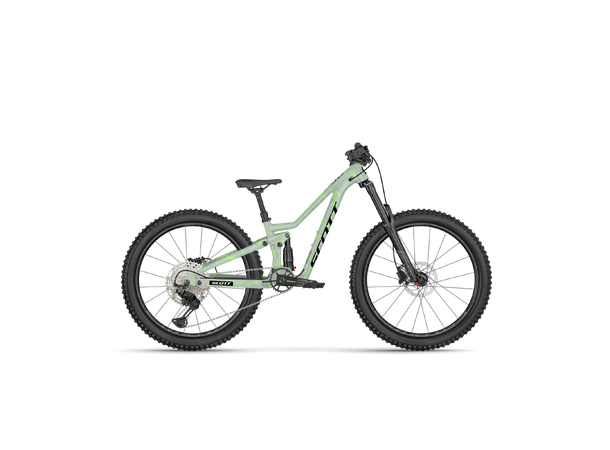 SCOTT Ransom 400 Grønn Fulldempet terrengsykkel i carbon 