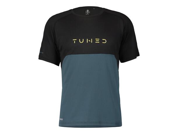 SCOTT Shirt Ms Trail Tuned SS So/Grø XL Sykkeltrøye med kort arm
