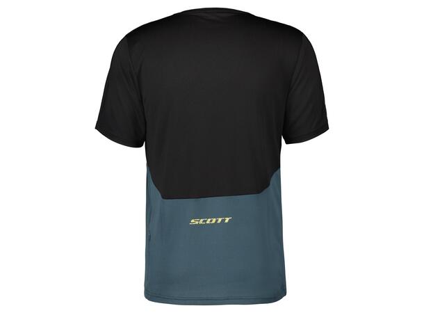 SCOTT Shirt Ms Trail Tuned SS So/Grø XL Sykkeltrøye med kort arm