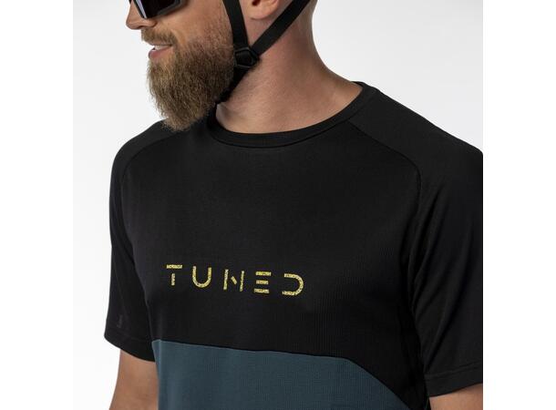 SCOTT Shirt Ms Trail Tuned SS So/Grø XL Sykkeltrøye med kort arm