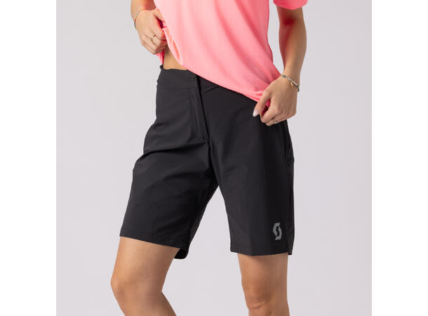 SCOTT Shorts Ws Vertic LT w/pad Sort XS Sykkelshorts m/padding 