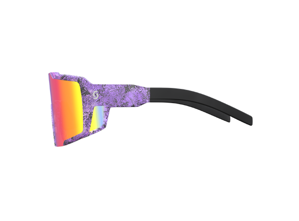 SCOTT Sungl Shield black/swish purple Sportsbrille teal chrome 