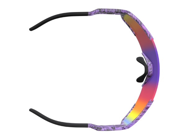 SCOTT Sungl Shield black/swish purple Sportsbrille teal chrome 
