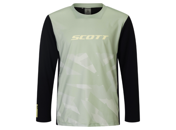 SCOTT Tee Jr Vertic Delta LS Grå L Sykkeltrøye 